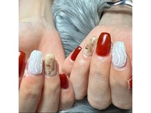 リンクネイル(Link nail)/秋色ニュアンス