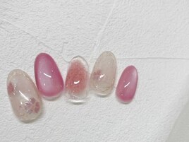 桜ネイル/ワイヤーネイル