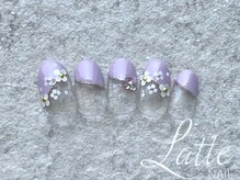 ラテネイル(Latte Nail)/Flower design