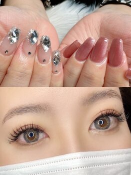 ルルエオノ(Lulu eono)の写真/【ネイル&アイの同時施術で贅沢時間♪】忙しい貴方の美容Dayを"Lulu eono"でスピーディーに◎