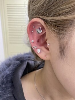 アイブロウサロン ミラ(Eyebrow Salon Mira)/耳つぼジュエリーつけ放題