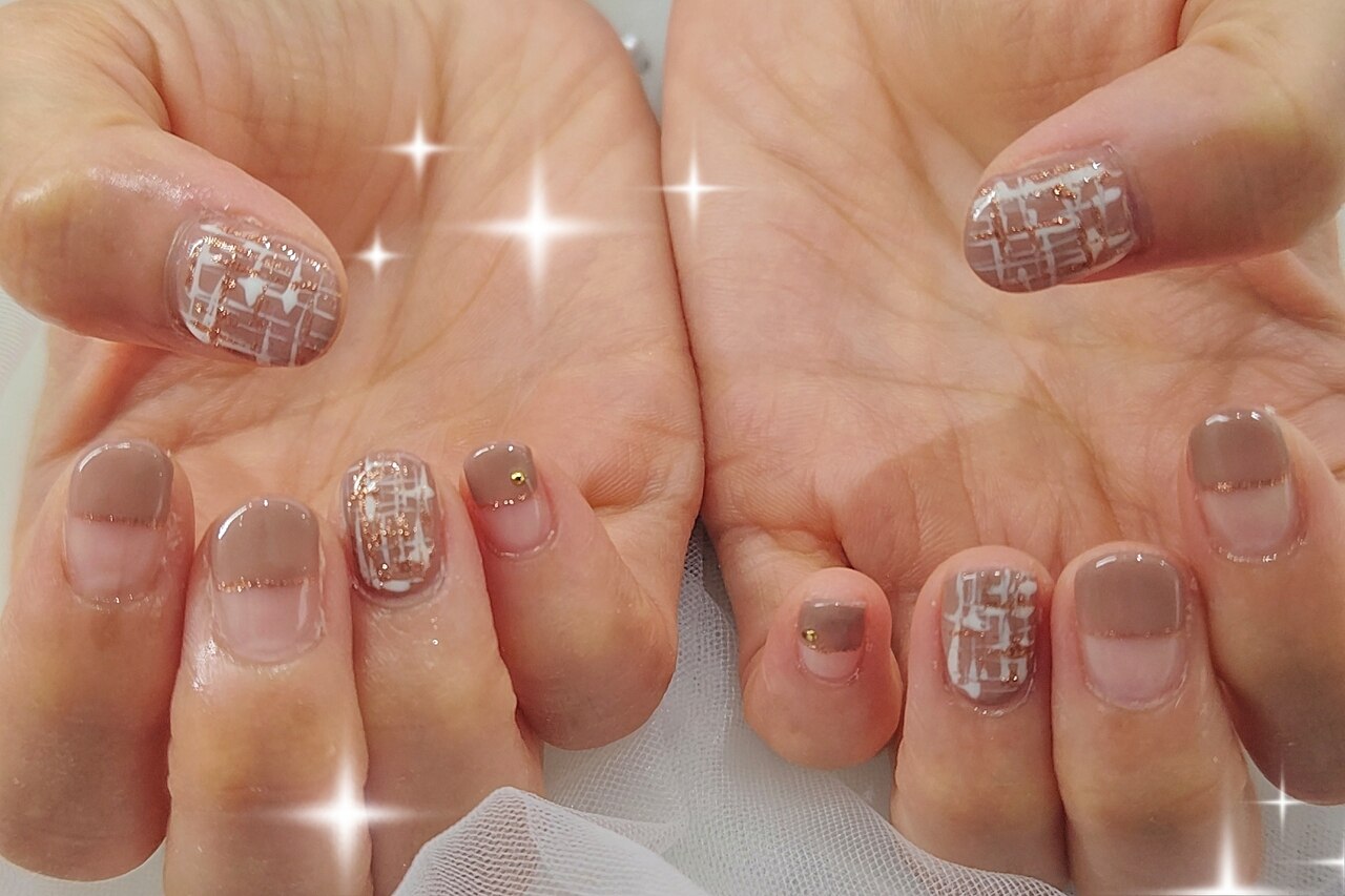 2026年冬トレンド】ツイードのネイルデザイン集｜人気順｜168ページ目