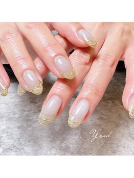 ワイネイル(Y.nail)/ミラーフレンチ