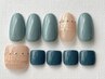 【5月平日16時迄限定】ハンド＆フットアート２本(オフ半額）¥19800