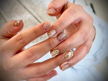 ヌル ネイル 堀江(NURU NAIL HORIE)/マグネット×ニュアンスネイル☆