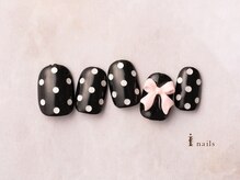アイネイルズ 横浜EAST店(I-nails)/ガーリードットネイル