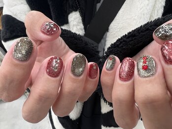 マグネットネイル色変え