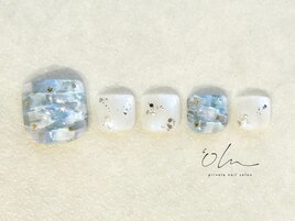 3月フットネイル定額【Nuance】