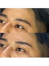 ボスブロウ 藤が丘駅前店(BOSS BROW)/ 【メンズ眉毛】　before　after