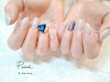 プリヴェ バイ サロンリュクス(Prive by Salon Luxe)/ハートのビジューネイル