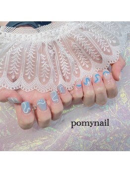 ポミーネイル 新宿西口店(pomy nail)/うねうねネイル