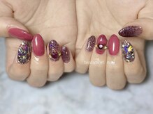 トータルビューティーローズ(Rose)/敷き詰めキラキラネイル