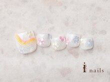 アイネイルズ 横浜EAST店(I-nails)/お花ホロフット