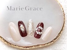 マリグレース 自由が丘(MarieGrace)/大人クリスマスリースネイル