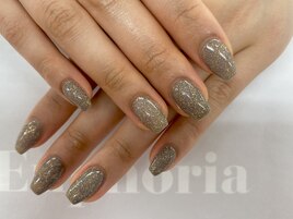 【山崎】グレーワンカラーネイル