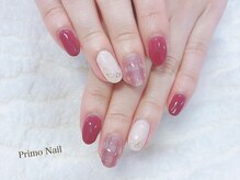 プリモネイル(PrimoNail)/リボン×チェック