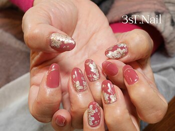 スリーネイル(3sT.Nail)/ヴィンテージなお花