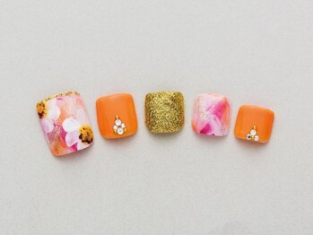 キャプラスネイル ミュウ(CAPLUS NAIL Mew)/【フット】人気のデザイン1♪