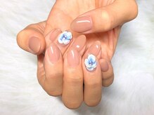 ボーホーネイルズコレクション(BOHO NAILS COLLECTION)/HAND:ワンカラー、3Dフラワー