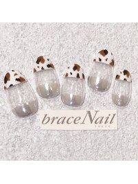 ミラー×アニマル柄