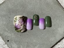 カラ ネイル 中津店(calla nail)/絵画風アンティークネイル