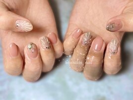 ぷっくりシェルネイル