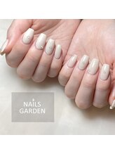 ネイルズガーデン(NAILS GARDEN)/ホワイトネイル