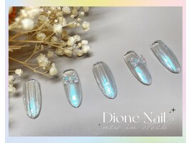 オーロラ+バカラ風アート