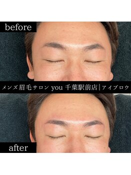 ユー 千葉駅前店(you)/メンズ眉毛/メンズ眉/千葉駅