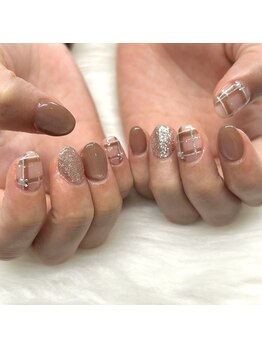 チェックネイル