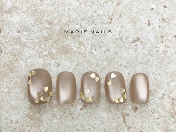マリーネイルズ 大阪梅田店(MARIE NAILS)/新規様 7000円 0122bカフェラテ