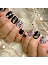 アオマリー(Aomalie)/チェックネイル　¥10,010