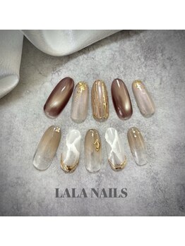ララネイルズ(LALA NAILS)/定額アートコース ¥6,899