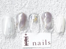 アイネイルズ 梅田店(I nails)/もやもやニュアンスシンプル7200