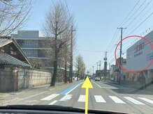 スキンイノベーションサロン 新潟女池店/道案内1(女池IC方面から)