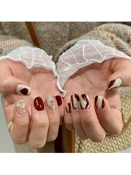 メルシー 青山店(Merci)/ボルドーネイル