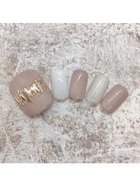 4・5月フットネイル￥7700