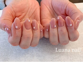 ルアナネイル(Luana nail)/くすみピンク