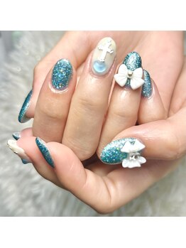 レディスペネイル ノマエ 名駅店(Redispe nail nomae)/ブルーネイル