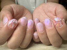 アミュリー ネイル アトリエ(Amury nail atelier)/シェル オーロラ ブライダル