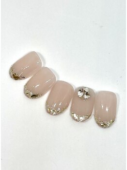 ネイルハウス安气子 新丸ビル店/フレンチ／ジェル/パラジェル