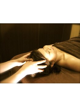 ヘッドスパで癒されたい