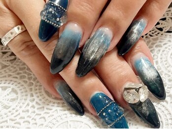 他と被らない氷ネイル