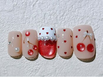 ネイルビート(NAIL BEAT)/さくらんぼネイル　マグネット