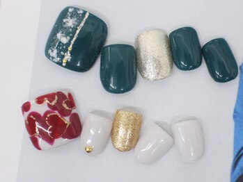 ネイルサロンセレーネ(Selene)/☆フットも華やかネイル