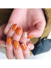 アース コアフュールボーテ 佐久平店(EARTH coiffure beaute)/ミラーネイル　10850円