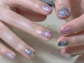 油絵ネイル