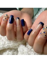 わがままキャット/ビジューネイル