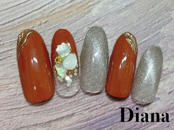 ディアナ ひたちなか高場店(DIANA)/定額ネイル 7700円 A‐158