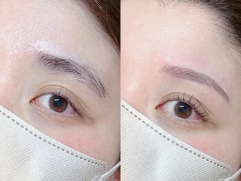 ナラ(nala.)/眉毛スタイリング×まつ毛パーマ